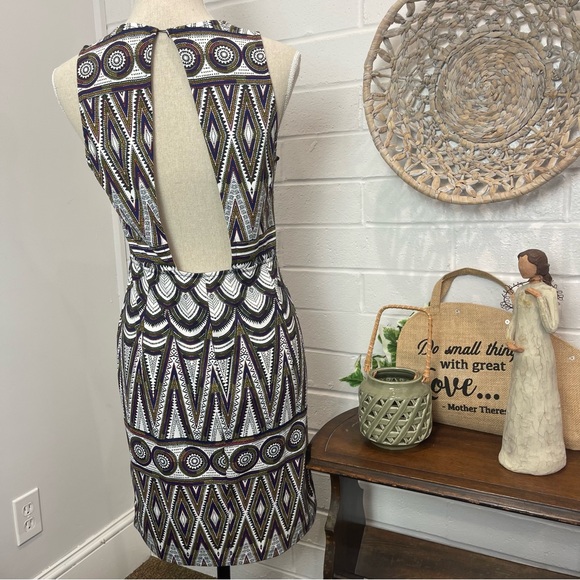 H&M Multi-colored Pencil Dress Size Medium - Picture 3 of 5